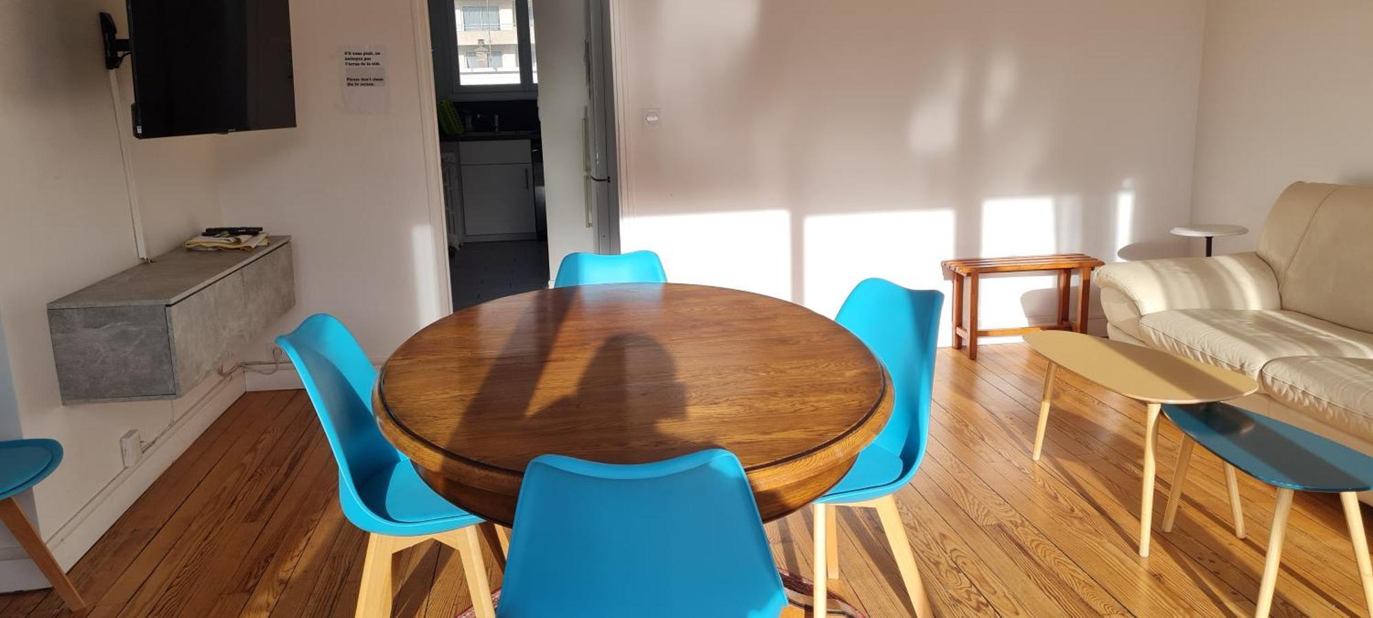 Appartement 83 M2, 4 Lits , 5 Pers, 100 M De La Gare, Confortable Et Lumineux Le Havre Exterior photo