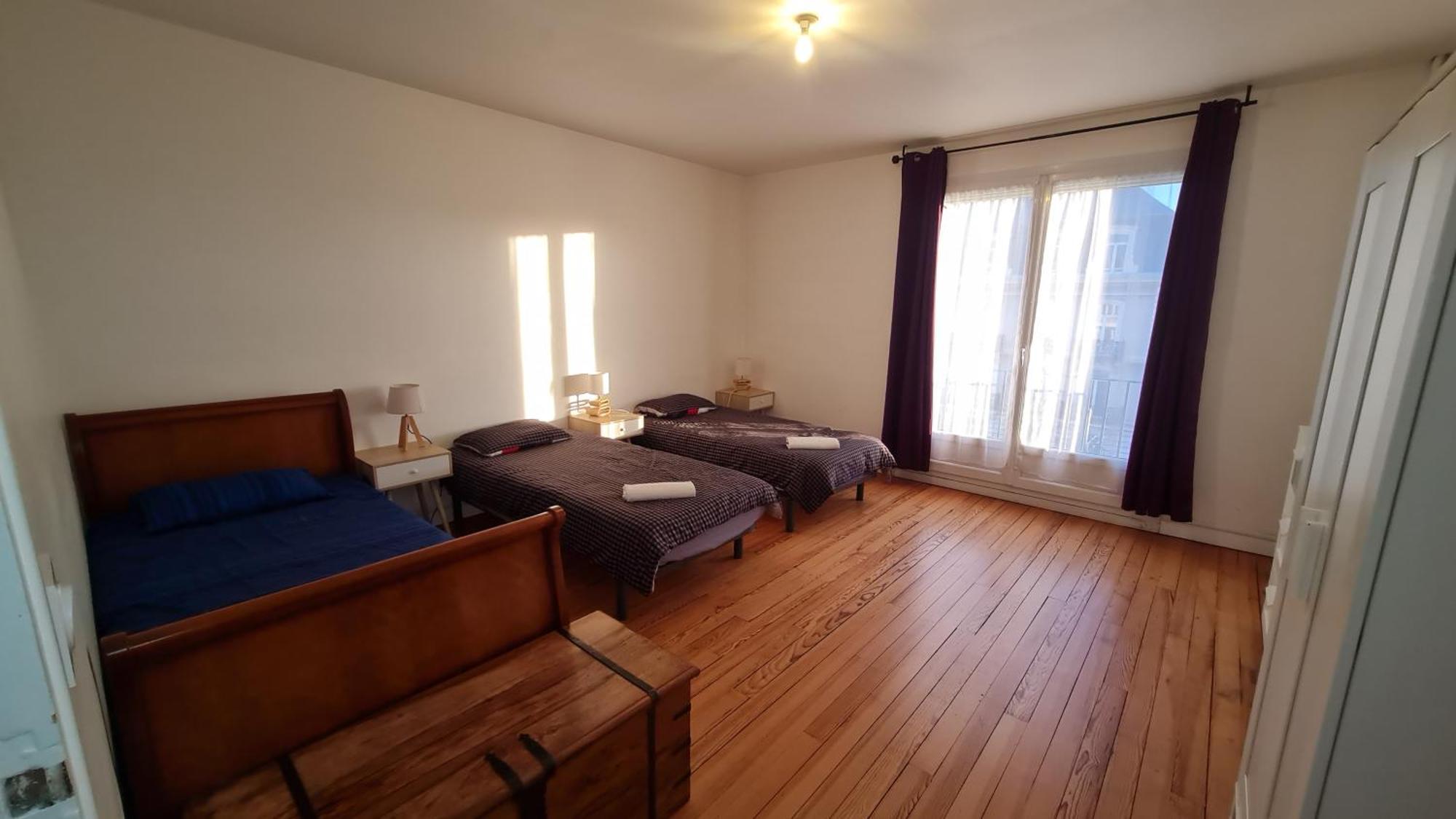 Appartement 83 M2, 4 Lits , 5 Pers, 100 M De La Gare, Confortable Et Lumineux Le Havre Exterior photo